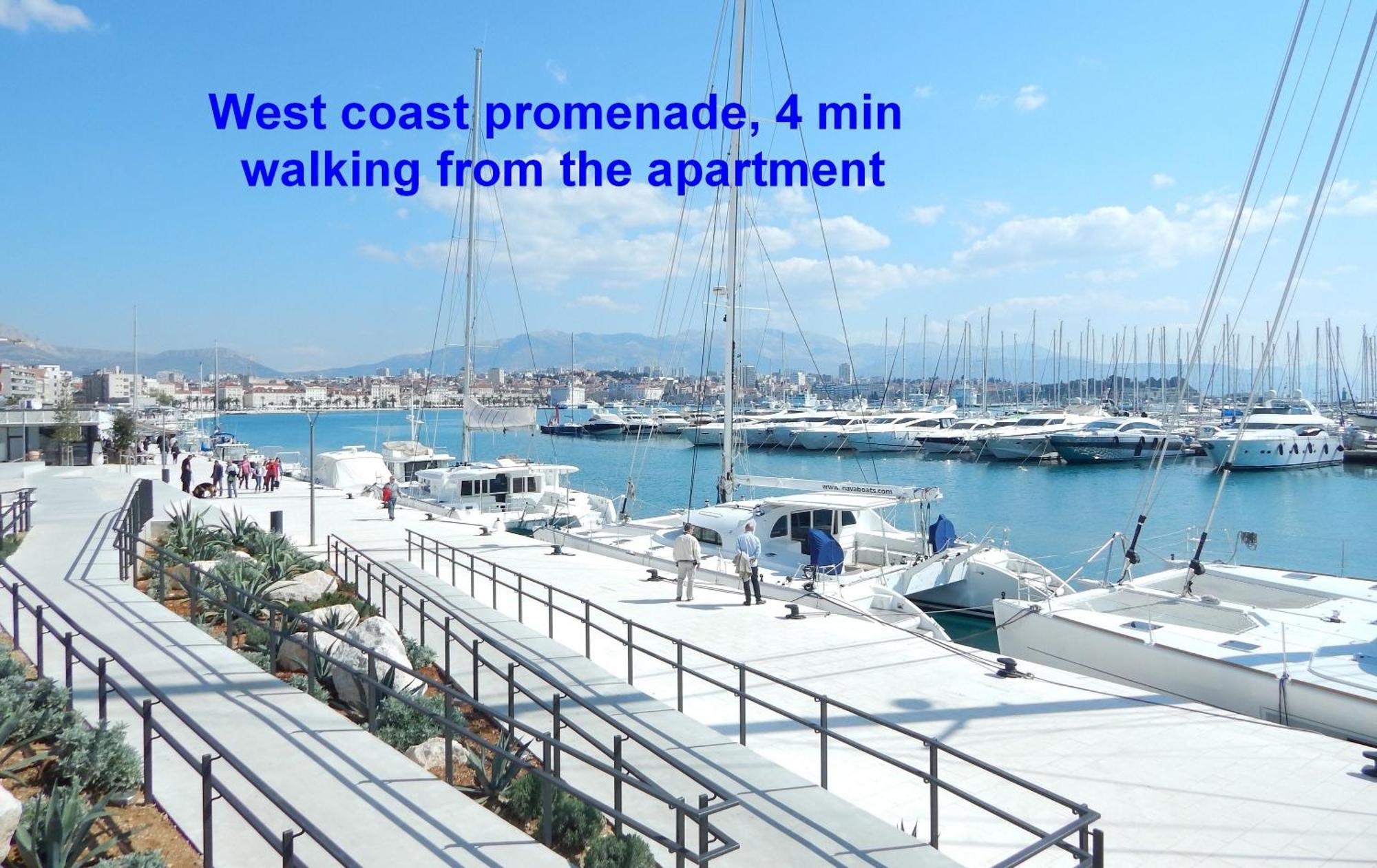 Beachfront Apartment Drazen, With Garden And Parking سبليت المظهر الخارجي الصورة