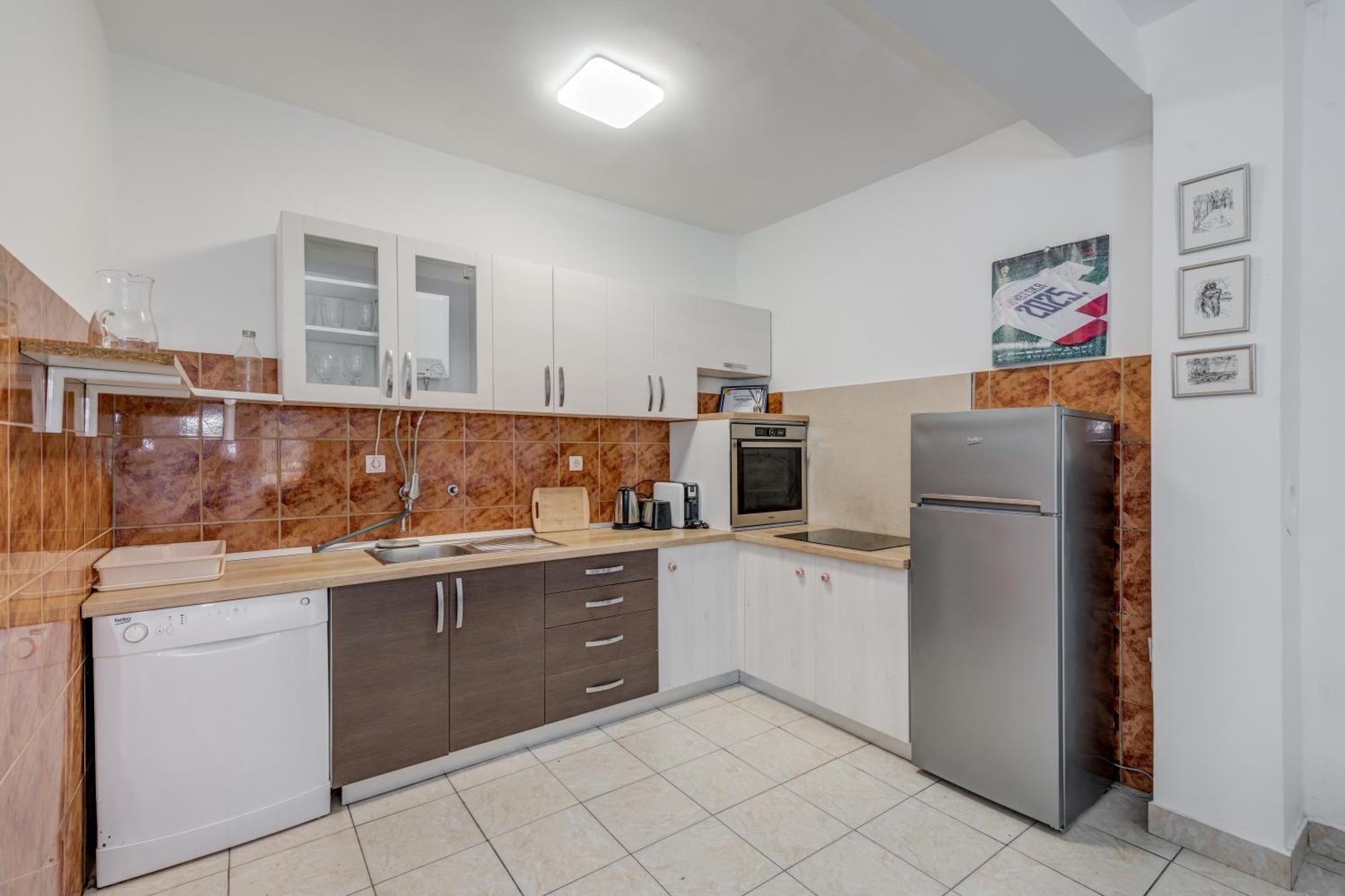 Beachfront Apartment Drazen, With Garden And Parking سبليت المظهر الخارجي الصورة